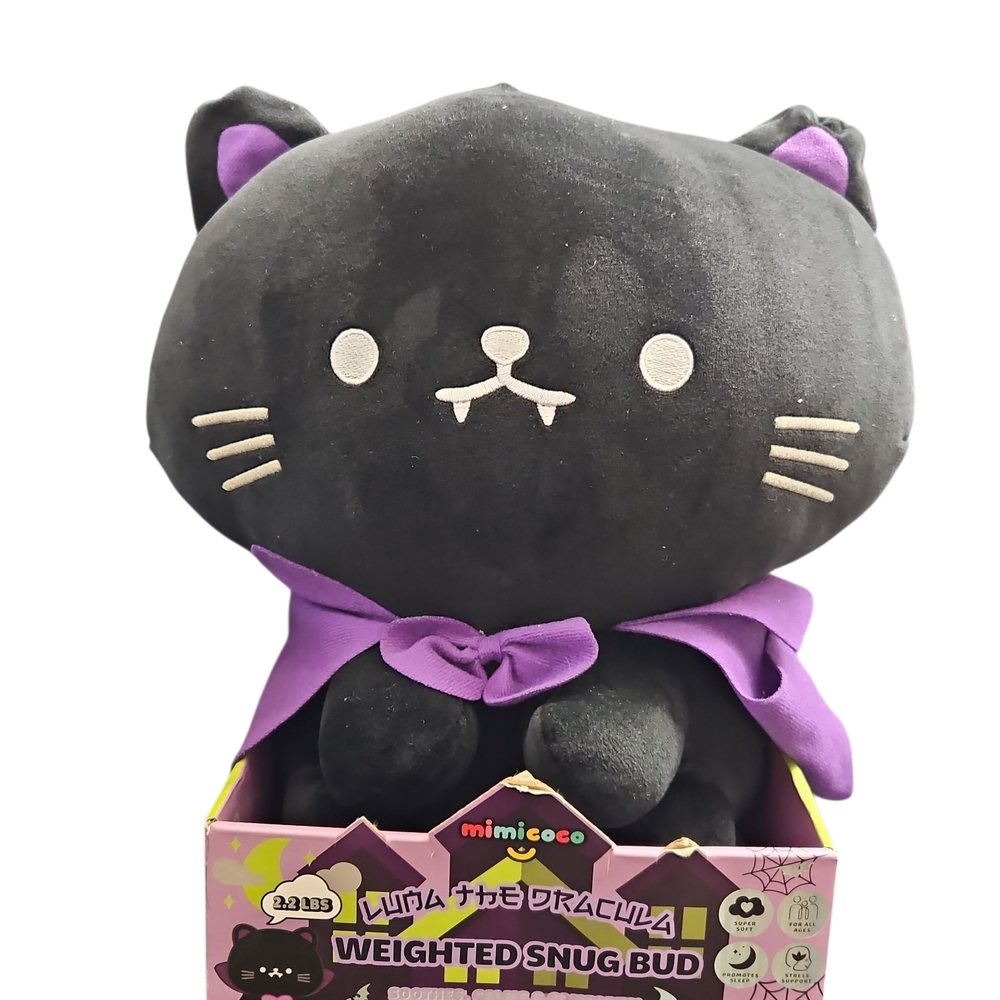 MIMI & COCO Black and Purple Stuffed Animal